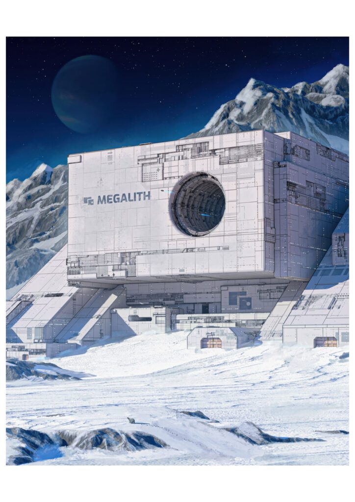 PERMAFROST: MEGALITH - Limited and open edition print