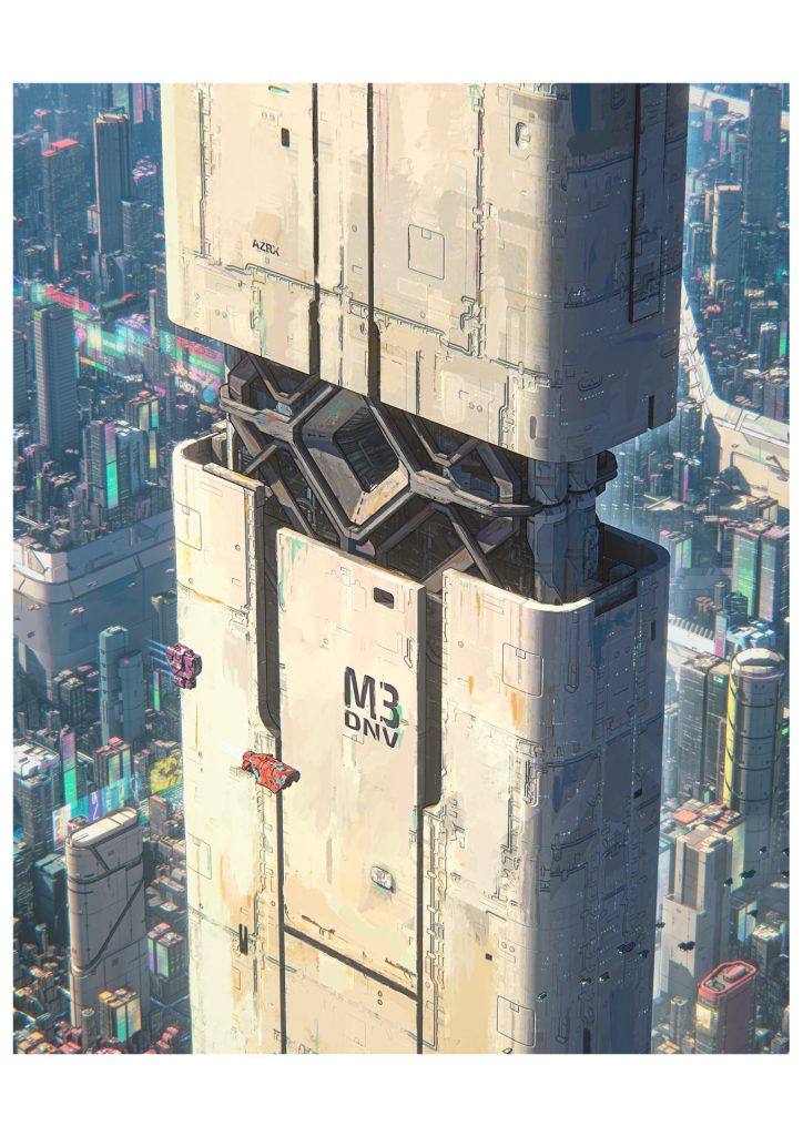 AZARAX: DNV HQ - Limited and open edition print
